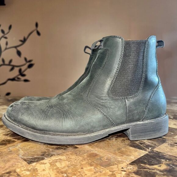 Eastland Daily Double Boot Men's Chelsea Boots Black Suede Size 9D - Picture 8 of 10